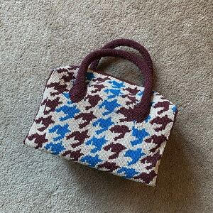 NEW! Anthropology beaded satchel/purse